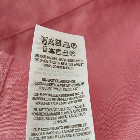 Boden Catriona Sleeveless Linen Midi Dress in Dusty Pink Size US 8 Reg - Picture 5 of 6